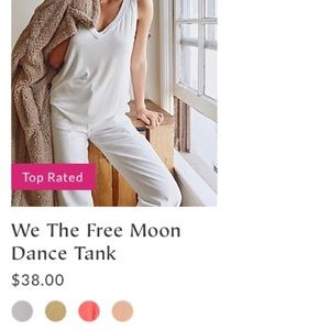 NWT☀️FREE PEOPLE Moon Dance V Neck, Med, “Silted”